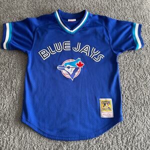 Joe Carter 1993 Authentic Mitchell & Ness MLB Toronto Blue Jays Jersey 40 Medium